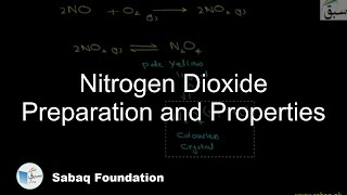 Nitrogen Dioxide Preparation and Properties