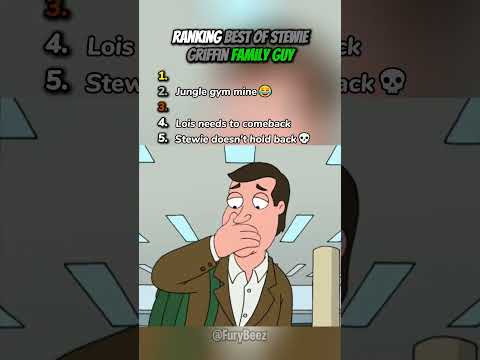 Ranking Best of Stewie Griffin in Family Guy 😭