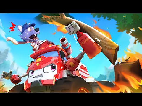 MONSTER FIRE TRUCK Keeps You Safe | Cars Rescue | Nursery Rhymes & Kids Songs | BabyBus - Cars World