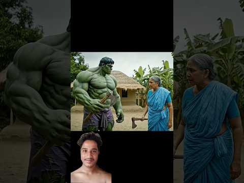 wait for end 😂 #aivideo #funny #banglacomedy #comedy #মায়েরবকা #cartoon #হাল্ক #facts #jokes #hulk