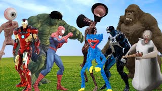 Siren Head Hulk Team monsters in the city #funny #scp #shortvideo