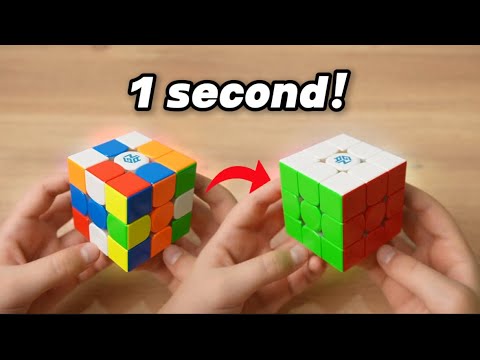 How To Solve a Rubik’s Cube In 1 Second