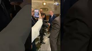 المستشار محمد شيرين فهمي في عزاء الراحل محمد ناجي شحاتة