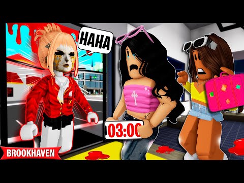 NUNCA ENTRE NESSE AEROPORTO ÀS 3 da MANHÃ | Historinhas Brookhaven Roblox | Bibi e Lud