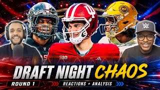 NFL Draft Round 1 RECAP + Day 2 Predictions | Biggest Surprises, Best Picks & What’s Next