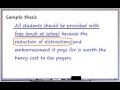 Essay Writing Techniques and Concepts