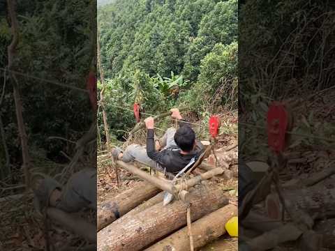 Siêu phẩm cáp treo của ng miền núi, bạn có dám thử không? #shortvideo #hottrend #xuhuong #siêuphẩm