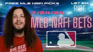 MLB NRFI Picks Today Wednesday July 24 2024