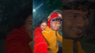 Night Ride With Her 🥹✨🤍 #youtubeshorts #comedy #harishhatricks #love