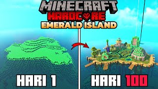 100 Hari di Minecraft Hardcore Emerald Island