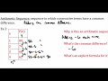 Recursive and Explicit Formulas in Sequences