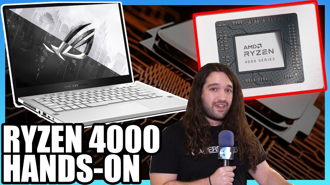 AMD Ryzen 4000 CPU Hands-On: ASUS G14 Zephyrus Laptop on Zen2