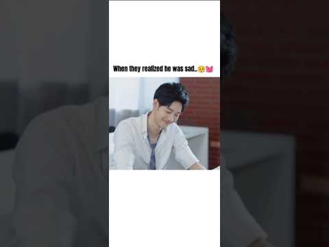 When they realized he was sad..🥺💞 #mydeskmate #cdrama #classmates #friends #drumsticks