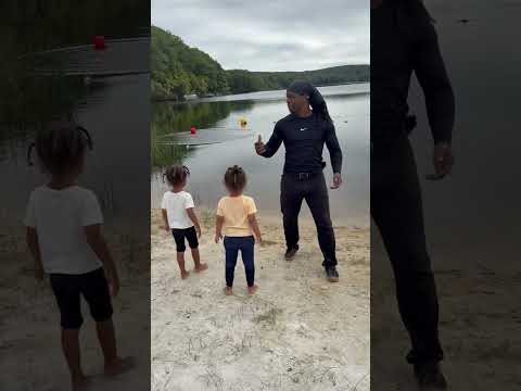Dad Kicks Ball in Alligator Lake😡 #shorts