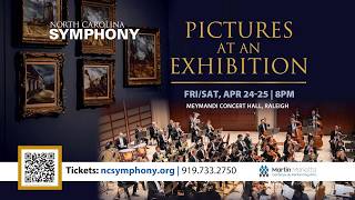 Pictures at an Exhibition PLUS Barber's Violin Concerto with the North Carolina Symphony