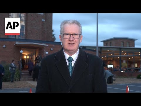 YouTube video thumbnail: Australian Minister Says 'the Slaughter Has to End' in Gaza After 28 Countries Issue Statement