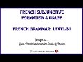 Understanding the French Subjunctive