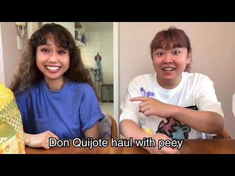 Don Quijote haul with peey - ぺえとドンキ行ってきた