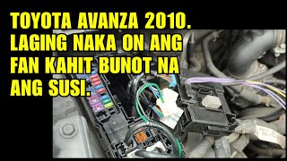 TOYOTA AVANZA HINDI LAGING NAKA ON ANG FAN KAHIT BUNOT NA ANG SUSI SA BAYANAN MUNTINLUPA.