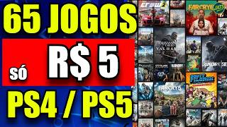 CORRE !! JOGUE 65 JOGOS POR APENAS 5 REAIS NO PS4 E PS5 !!! Ubisoft+ em PROMOÇÃO no PS4 e PS5