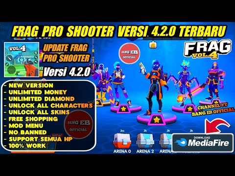 UPDATE!! Frag Pro Shooter Mod Menu Apk V4.2.0 Terbaru 2024 - Unlimited Money, Unlock All Characters