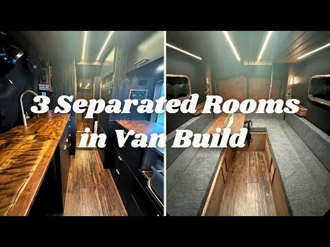 Incredible & Unique Van Design - This Build has Rooms!