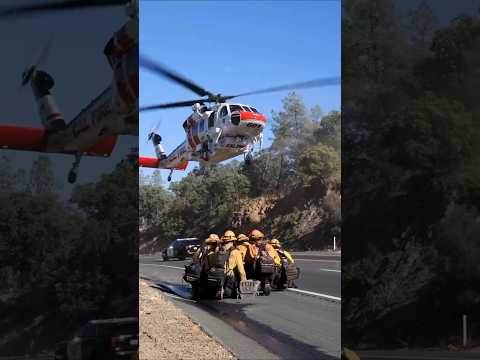 Breaking news ( Fire fighters activity in Los angeles california America )