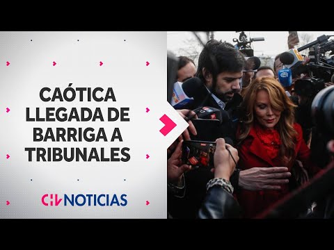 Así fue LA CAÓTICA LLEGADA de Cathy Barriga al Centro de Justicia - CHV Noticias