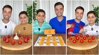 تجميع أحدث مقاطع تحدي الأكل ( جهاد و أحمد ) 🔥