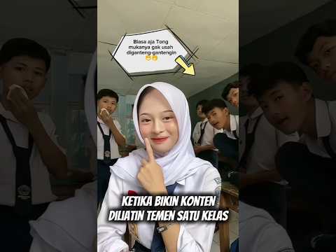 Jadi tontonan satu kelas 😂🤣 #shorts #kocak #lucu #warga62 #anaksekolah #abg #cantik #smp #ngonten
