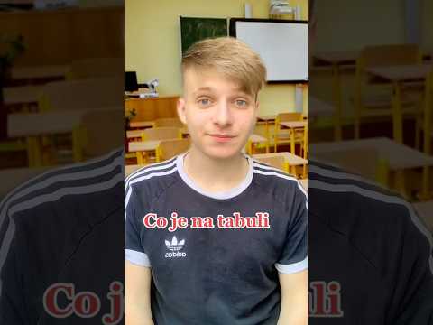 CO JE NA TABULI VE ŠKOLE👩🏼‍🏫😂 #funny #vtip #comedy #viralvideo #shorts #trending #foryou #fyp