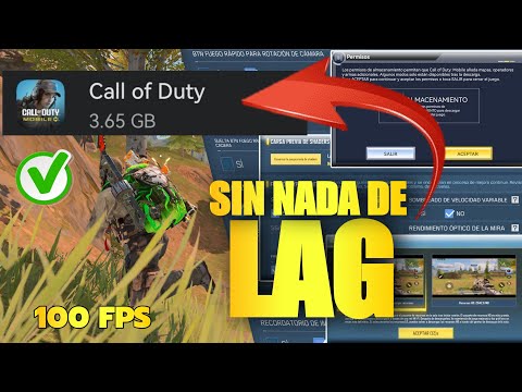 COMO QUITA LAG Y OPTIMIZAR PARA ☑️ JUGAR A 60 A 120 FPS EN CALL OF DUTY MOBILE