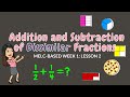 Adding and Subtracting Dissimilar Fractions