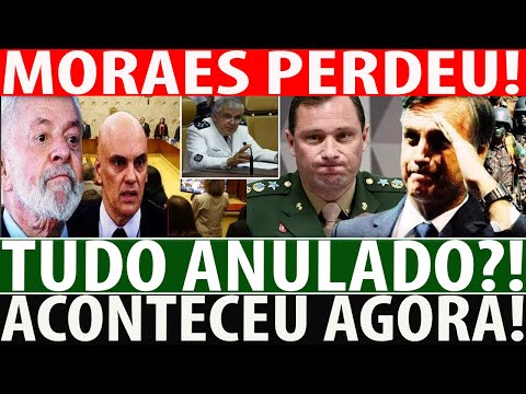 URGENTE! GENERAL REAGE CONTRA ALEXANDRE DE MORAES! ANULAÇÃO IMEDIATA DA DELAÇÃO! MORAES DESESPERAD0!