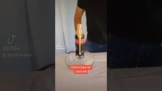 Cuidado con el azúcar 😉 #coke #sugar #cola #experimento #expcaseros #mayden