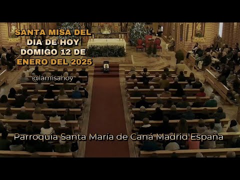 SANTA MISA DEL DIA DE HOY DOMINGO 12 DE ENERO DEL 2025