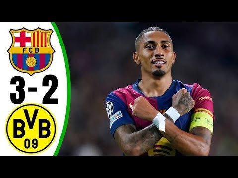 Barcelona vs Borussia Dortmund 3-2 | Champions League 2024/25