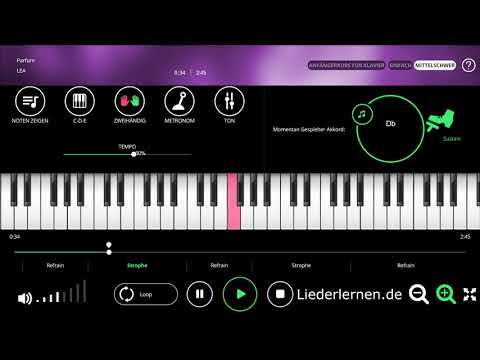 LEA - Parfum - Klavier lernen - Musiknoten - Akkorde