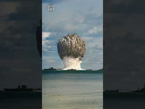 When a nuke VAPORIZED a warship   #shorts