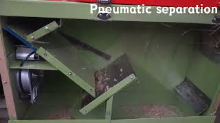 Laboratory-Scale Cleaner for Paddy Grain with Magnetic and Pneumatic Separation