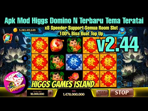 🔴Real..‼️Apk Mod Higgs Domino N Tema Teratai v2.44 ||HGI Fafafa