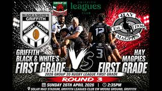 Griffith Black & Whites 1st Grade v Hay Magpies 1st Grade