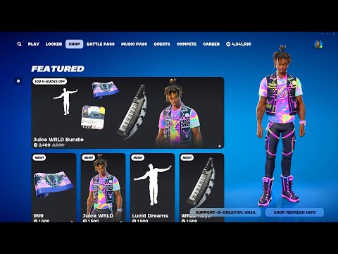 Fortnite's *FREE* Juice WRLD Skin HERE!