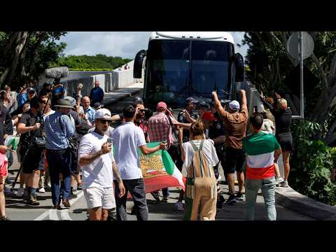 YouTube video thumbnail: Five Iranian Women's Soccer Team Players Given Refuge in Australia