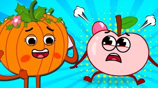 Five Cute Fruits Jumping On The Bed + More Nursery Rhymes | Nursery Rhymes Street