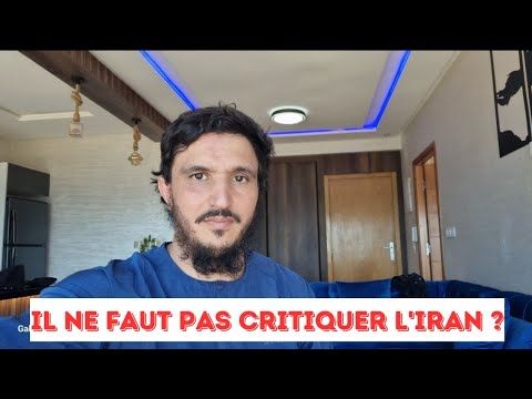 ARRÊTE DE PARLER DE L’IRAN C'EST PAS LE MOMENT ?