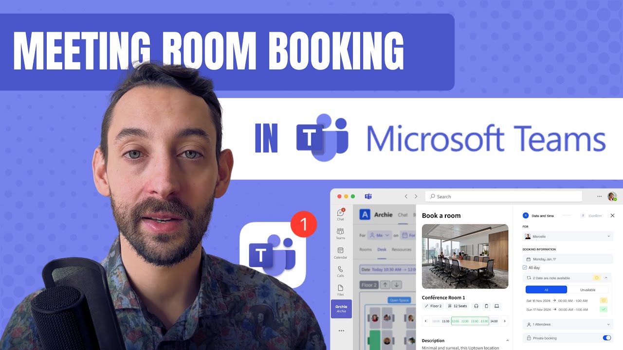 How to Book a Meeting Room in Microsoft Teams