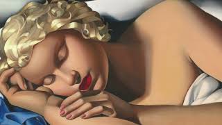 Art TV- Art Deco Tamara de Lempicka Oil Paintings in 4K | Gold Vintage Art TV [NO MUSIC]
