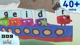 Piratey Adventures with Alphablock R  | Learn to Read and Spell for Kids | Alphablocks