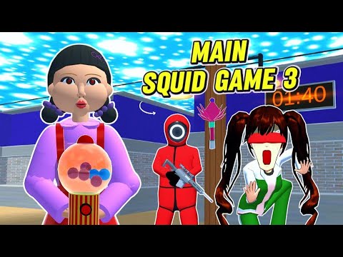 MAIN PETAK UMPET Squid Game di Sakura 🤩🎉